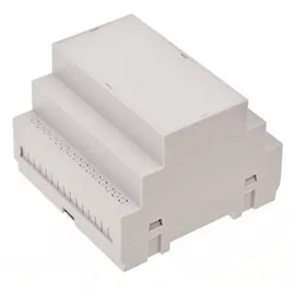 TRU Components TC-7910884 Hutschienen-Gehäuse 88 x 90 x 65 ABS-V0 Grau 1St.