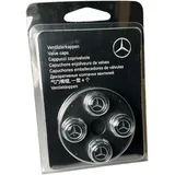 Mercedes-Benz Original schwarz Stil Ventilkappen b66472002 (Set von 4