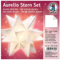 Ursus Faltblätter Aurelio Stern Transparentpapier 15 x 15 cm 33 Blatt