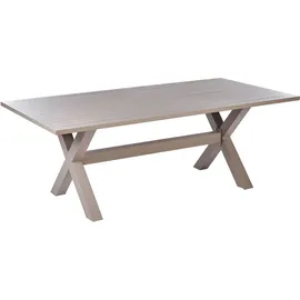 Beliani Gartenset 7-tlg. Beige/Grau