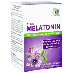 Melatonin+Passionsblume+Baldrian Kapseln