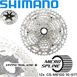 Shimano Deore CS-M6100 Kassette Silber 12-fach 10-51 Zähne
