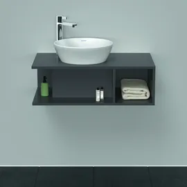 Duravit Waschtisch-Unterschrank 80 x 26 cm Grau Matt