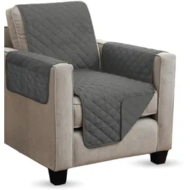 BestLivings Sesselschoner gesteppt - 190x165cm - Anthrazit