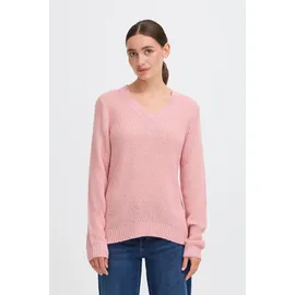 Oxmo V-Ausschnitt-Pullover Rosa XS