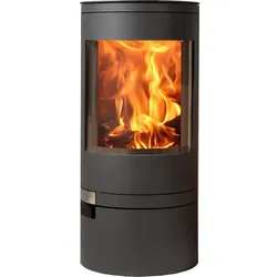 PANADERO Kaminofen »Akita«, schwarzmetallic, Stahl, 7,4 kW