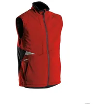 DASSY Fusion Softshell-Weste 350111 6674 ROT/SCHWARZ Gr. 2XL