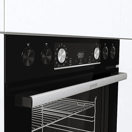 Gorenje Black SET 5 Induktion, Einbauherdset (Induktionskochfeld, A, 77 l)