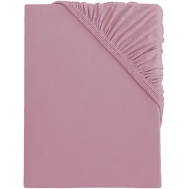 s.Oliver Spannbettlaken Jersey 180 x 200 - 200 x 200 cm rosa