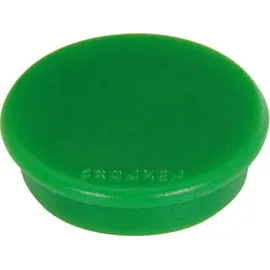 Franken Haftmagnet Magnete grün, Kunststoff Ø 2,4 x 0,63 cm, 10 St.
