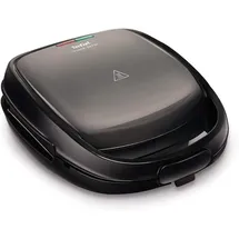 Tefal SW3418 Waffeleisen 700 W, Schwarz, Grau,