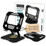 EYEWOX Tablet Halterung – Tablet Ständer, iPad Ständer, iPad Halterung und mehr – das perfekte Zubehör für alle Tablets | schwarz