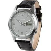 ZEIT-BAR Funk-Armbanduhr mit Datums- und Wochentaganzeige