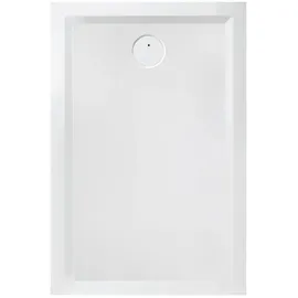 Hoesch Mineralguss-Duschwanne Muna S 100x80x3cm, weiß matt, Antirutsch