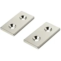 TRU Components W40L20T5-2M4 Permanent-Magnet Rechteckig (L x B x