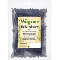 Wagner Gewürze Pfeffer schwarz ganz, 1er Pack (1 x 250 g)