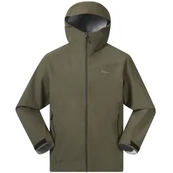 Bergans Regenjacke Essentials 2.5L Shell (Regenjacke, wasserdicht, winddicht) dunkelgrün Herren