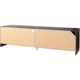 OTTO home Cubrix Lowboard 162 cm Braun Holz