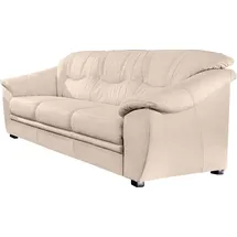 sit&more 3-Sitzer Kunstleder Federkern Beige