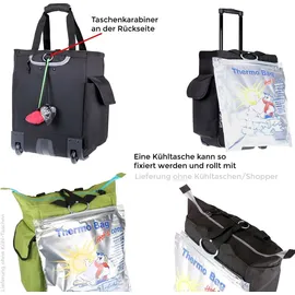 Alessandro Salvatore Einkaufsroller New Flower schwarz