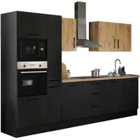 BASIC by Balculina Küchenzeile »Turin«, Breite 300 cm, wahlweise