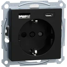 Merten USB-Steckdose 1 St. Schwarz