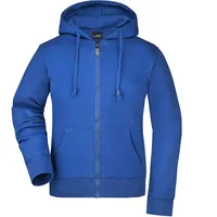 James & Nicholson Damen Kapuzen Sweatjacke JN053, - XXL