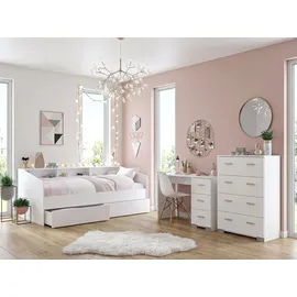 58 aufm Kessel KINDERZIMMER SET Parisot Sleep 4-tlg. Holzdekor Weiß/Eiche