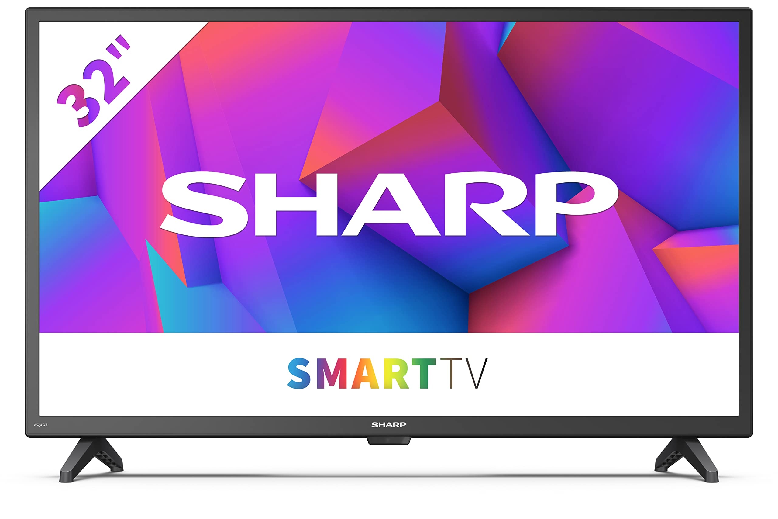 SHARP 32FE2E HD Ready Smart TV 81cm (32 Zoll), 3X HDMI, 2X USB, Dolby Audio, Active Motion 200