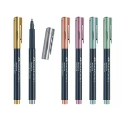 Faber-Castell Metallics Marker, 6 Farben