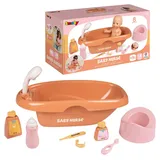 Smoby Puppenbadset Badewanne mit Zubehör Mehrfarbig 3032162203835