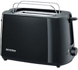 SEVERIN Toaster mit 2 Scheiben 2287 Edelstahl 700 W Schwarz