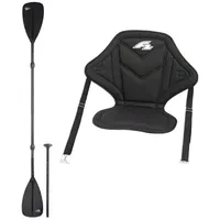 F2 SUP Set aus Kajak Paddel Alu 4 teilig 2024/25 schwarz