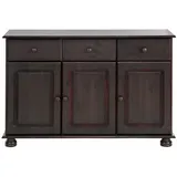 Home Affaire Sideboard »Mette«, Kommode mit gefrästen, kugelförmigen Füßen, Breite 120 cm