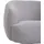 Mendler Cocktailsessel HWC-J76 Bouclé 70 x 80 x 80 cm Hellgrau drehbar mit Kissen