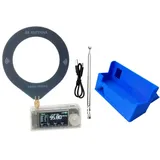 Geeignet Für Das Tragbare Mini-radio Si4732, Lsb-vollband, Usb-schnittstelle, Unterstützt Am-, Fm-, Hf-, Sw-, Mw- Und Vhf-bänder, Transparentes Gehäuse Mit 3d-ständer.