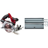 Einhell Akku-Handkreissäge TE-CS 18/150 Li - Solo Power X-Change (Lithium Ionen, Schnitttiefe + Neigungswinkel werkzeuglos einstellbar, LEDs, inkl. Führungsschiene, ohne Akku und Ladegerät)