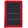 Hanseatic HBC68ERRH Getränkekühlschrank (70 l, 680 mm hoch, Rot)