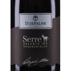 Cantine Due Palme Serre Susumaniello del Salento IGP (2019)
