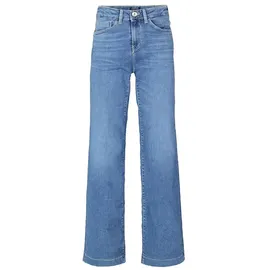 GARCIA Celia 249 Jeans in Mittelblau mit Wide Leg-W30 / L34