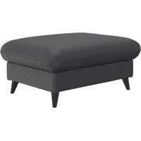 Cotta Stauraumhocker Pike Leder 102 x 45 x 0 cm Schwarz