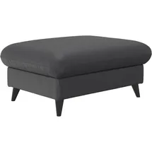 Cotta Stauraumhocker Pike Leder 102 x 45 x 0 cm Schwarz