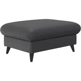 Cotta Stauraumhocker Pike Leder 102 x 45 x 0 cm Schwarz