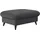 Cotta Stauraumhocker Pike Leder 102 x 45 x 0 cm Schwarz