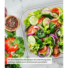 Genius Nicer Dicer Chef Salatschleuder 5,2 Liter 4-tlg.