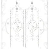 CLP Rankgitter Burgus 2er Set 0 x 0 cm Antik Weiß