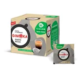 Gimoka Kompostierbare Kaffeepads, Gusto Ricco Kaffeemischung, Intensität 13-50 Pads - Kompatibel mit ESE System Papier Pads 44 mm