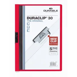 Durable DURACLIP 30 A4 rot