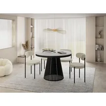 WFL GROUP Naro Ø 100 cm weiß
