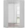 otto home Eckkleiderschrank OTTO HOME "Kleiderschrank Schrank Ankleidezimmer Schlafzimmer Garderobe AGORDO", grau (seidengrau), B:117cm H:229cm T:117cm, Holzwerkstoff, Schränke, Eckkleiderschrank, mit Spiegeltüren, voll ausgestattet mit viel Stauraum MADE IN